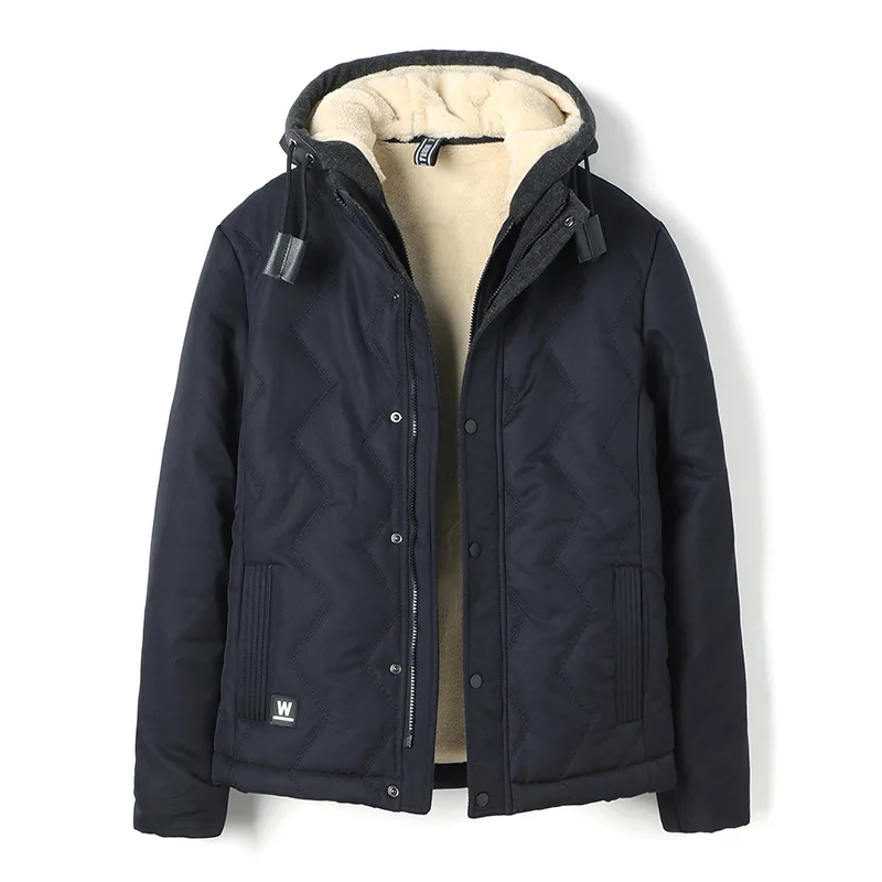 Прямая мужские повседневные зимние куртки и пальто с капюшоном толстые теплые парки верхняя одежда NXP23