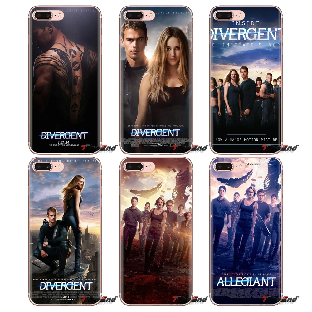 For Samsung Galaxy A3 A5 A7 A9 A8 Star A6 Plus 2018 2015 2016 2017 movie Diverge wallpaper 2 Transparent Soft Cases Covers |
