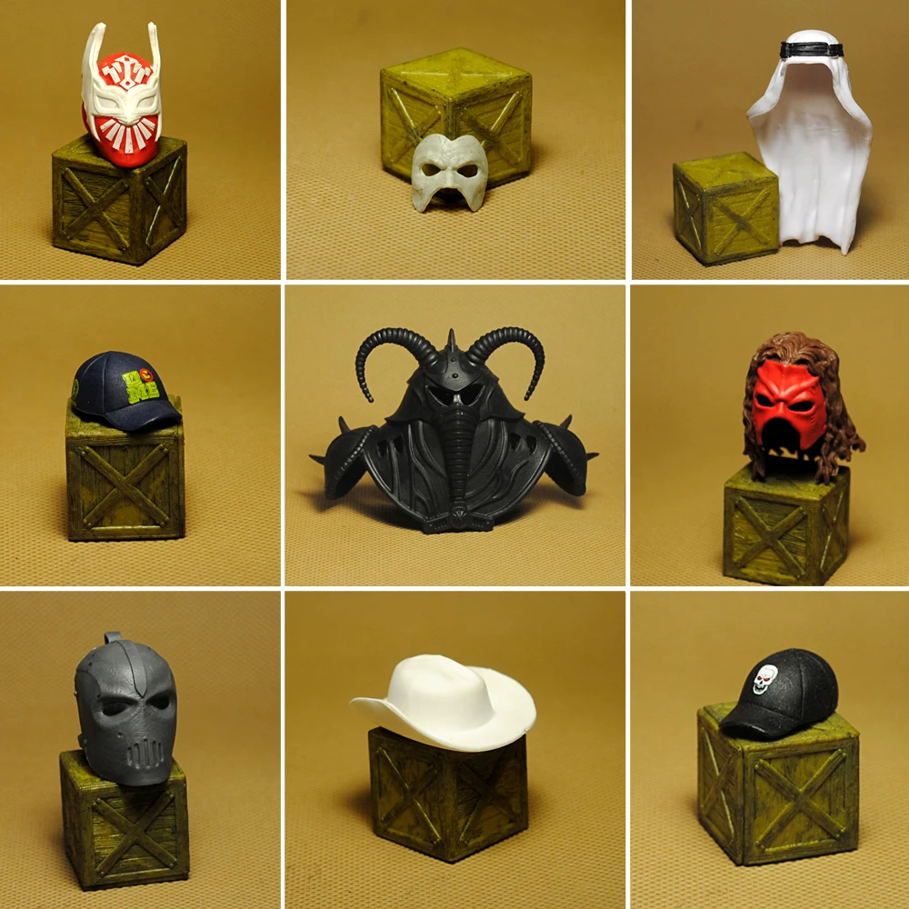 High Quality Classic Toy Super Movable Wrestler occupation wrestling Fighter action figure mask Toys Doll accessories