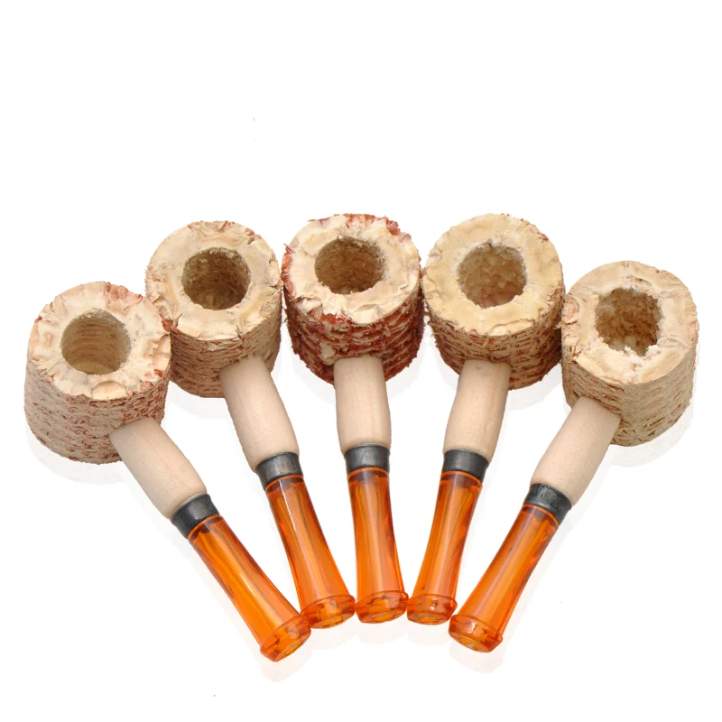 

Mini Original corn cob tobacco pipe as healthy smoke cigarette filter eco-friendly