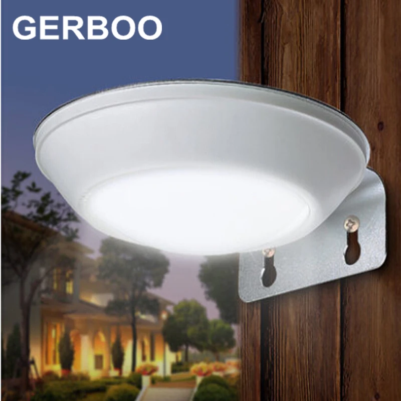 

16LEDs 260LM Microwave Radar Motion Sensor LED Solar Light Waterproof Street Lamp Outdoor Path Wall Lamp Security Spot Lighting