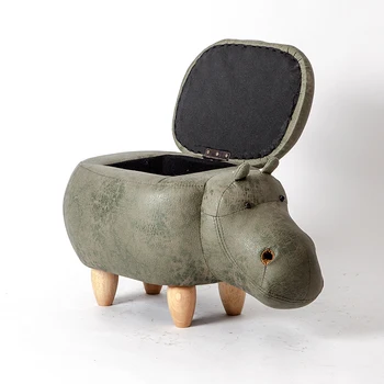 

A 2018 Rushed No New Pouf Poire Taburetes Chair Wood Stools Stool Shoes Hippo Designer Furniture Sofa Storage Containing Modern