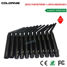 DHL беспроводной dmx512 передатчик и приемник этап пульт дистанционного управления освещением 2,4 Ghz ISM полоса 512 каналов