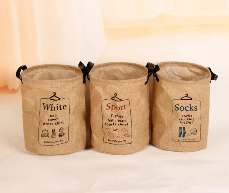 3 أنواع سلة الغسيل تخزين غسل الملابس القذرة القماش أشتات لعبة حامل مُنظِم سلة التخزين 23*29 سنتيمتر