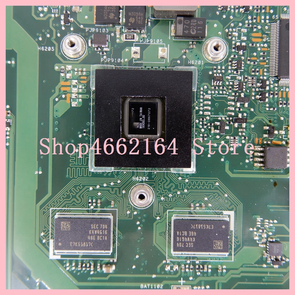  X751YI motherboard E1-7010 CPU 4GB RAM 2GB Graphics card X751YI Mainboard For ASUS X751Y X751YI K75