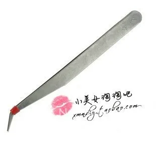 

3PCS 12.5CM DIY Jewelry Hand Metal Elbow Tweezers Pick-up Tool Jewellery Making Tools