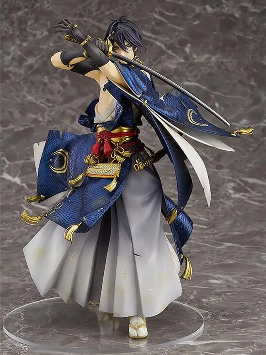 

18cm Touken Ranbu Online Mikazuki Munechika Anime Action Figure PVC New Collection figures toys Collection