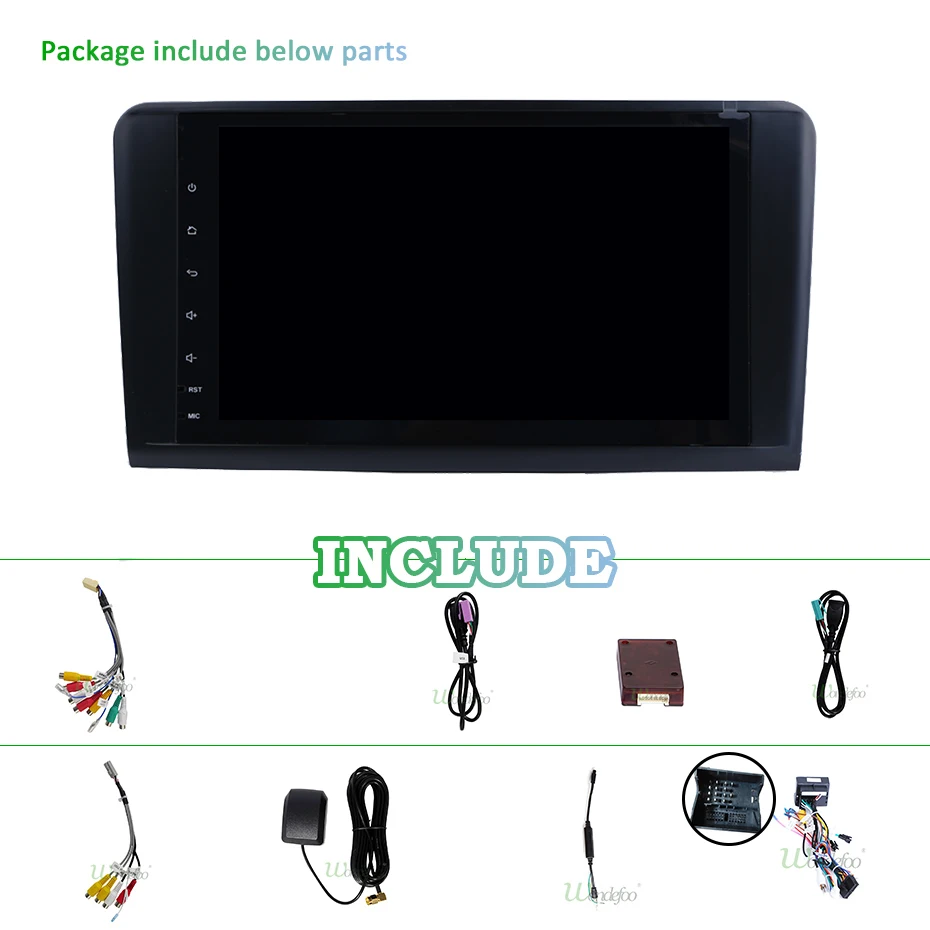 Sale Android 9.0 4G 64G car GPS For Mercedes Benz ML GL W164 ML350 ML500 GL320 X164 ML280 GL350 GL450 radio stereo navigation NO DVD 2