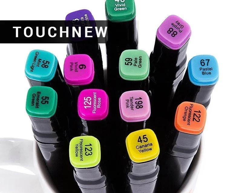 

New Mark pen set student hand-painted color painting oily pen comic design 36 color watercolor