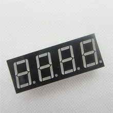 Большая распродажа! 20 шт. 4bit 4 бит общий анод положительный цифровой трубки 0,5" 0.56in. Красный светодиодный Цифра 7 сегмент