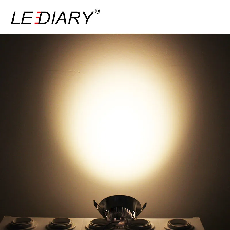 Светодиодный ceary светодиодный утопленные потолочные светильники для кухни CE светильник 110-240 В 3 Вт 5 Вт 55 мм 70 мм 90 мм точечная лампа с регулируемым углом наклона - Испускаемый цвет: Warm White