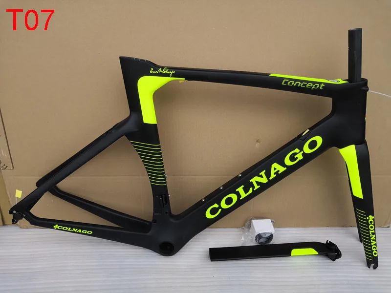 Новинка, colnago, концепция T1000 UD, карбоновая рама для шоссейного велосипеда, рама для гоночного велосипеда, тайваньские рамы XDB, таможня - Цвет: T07