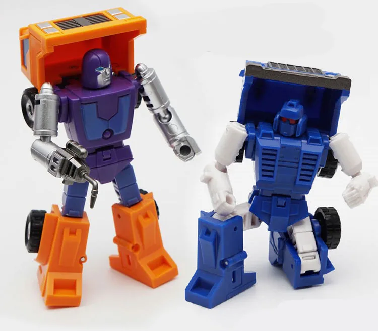 

MFT Transformation MS02 MS-02 Huffer Engineer & MS03 MS-03 Pipes Powered-suit Mini Pocket War pioneer Action Figure Robot Toys