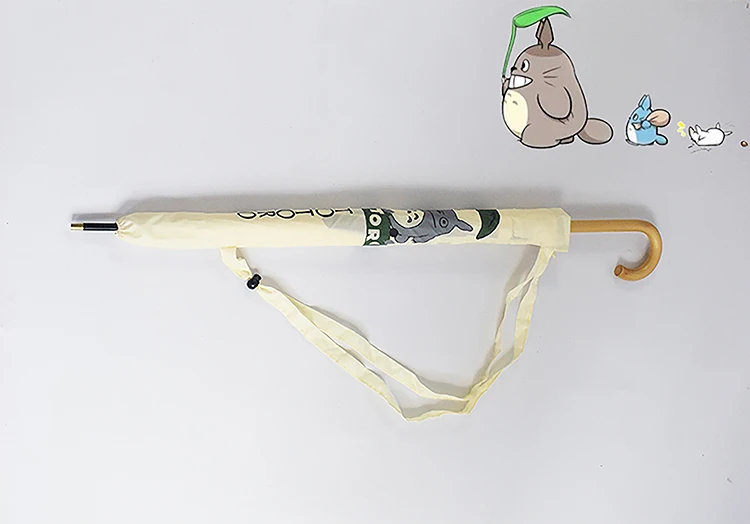 Аниме мультфильм зонтик Милая черепаха длинная ручка милый из нержавеющей стали зонтик небольшой свежий волокна ударная ткань