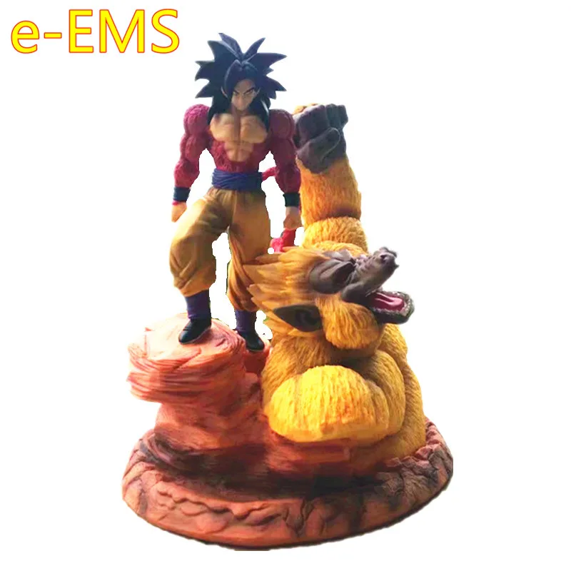 

Super Saiyan 4 Son Goku Gold Great Apes Scene Dragon Ball Statue Resin Action Figure Collection Model Toy G2079