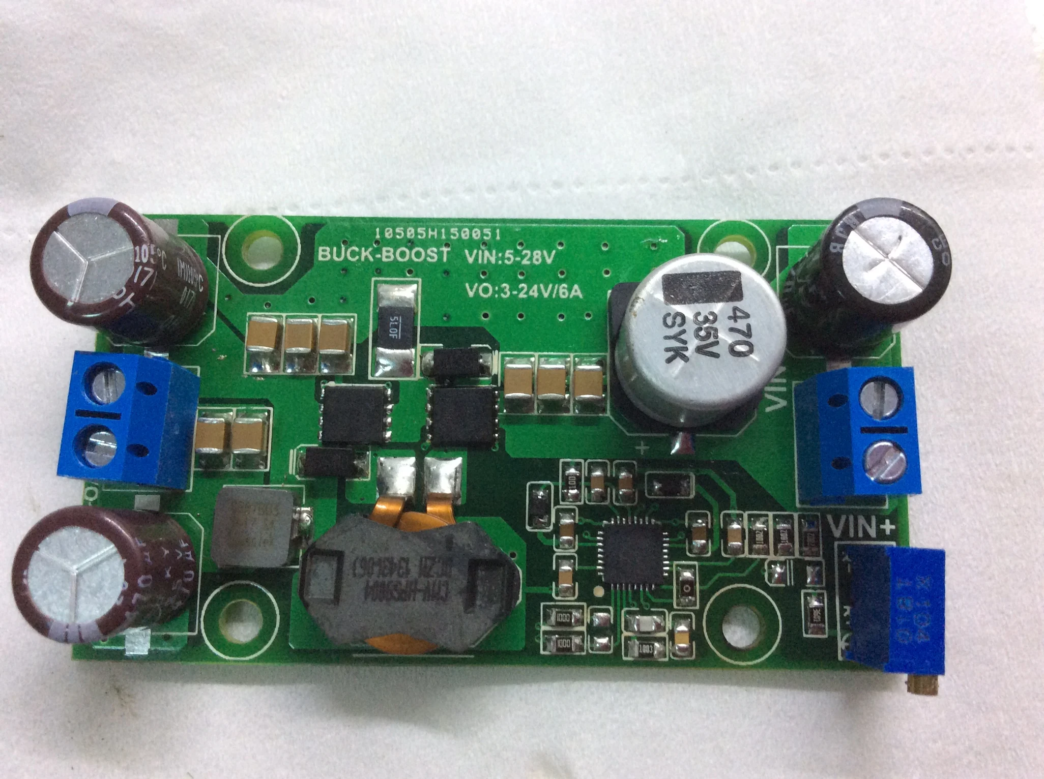 

DC-DC Automatic Lifting and Pressing Module LTC3780 Vehicle Adjustable Power Input 5-32V Output 1-24V