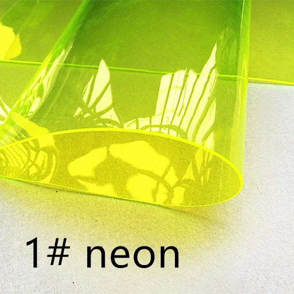 30*120 см прочные из ПВХ Водонепроницаемый искусственная кожа - Цвет: 1 neon yellow