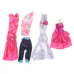 Дети платье ручной работы Платья для вечеринок Одежда для девочек игрушки куклы подарки аксессуары