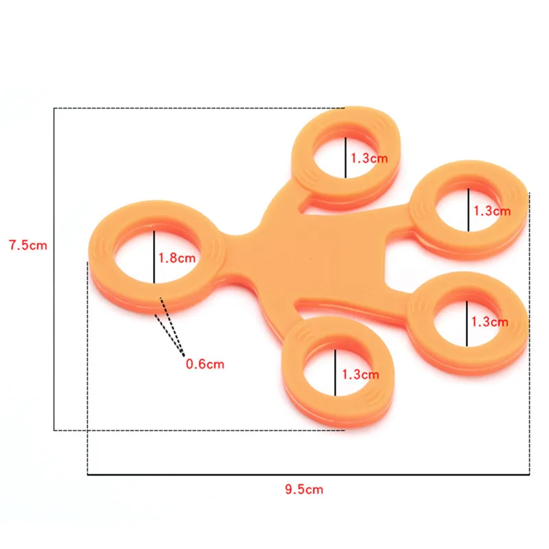 Новинка, 1 шт., новинка, фитнес тренажер для пальцев, тяговое кольцо, ремешок, инструмент для натяжения силовой тренажер, тренировочный тренажер для восстановления пальцев