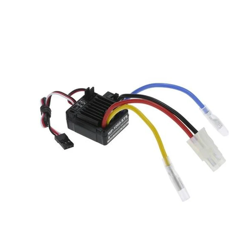 

WP-1060 2-3S 60A Waterproof Brushed ESC w/BEC 5V/2A for 1/10 RC Tamiya Traxxas TRX4 Redcat HPI D90 D110 SCX10 RC Crawler Car