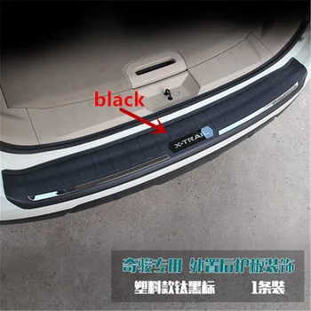 

Car Styling stainless steel Rear Bumper Protector Sill Trunk Tread Plate Trim for Nissan X-Trail X Trail T32 2014 2015 2016