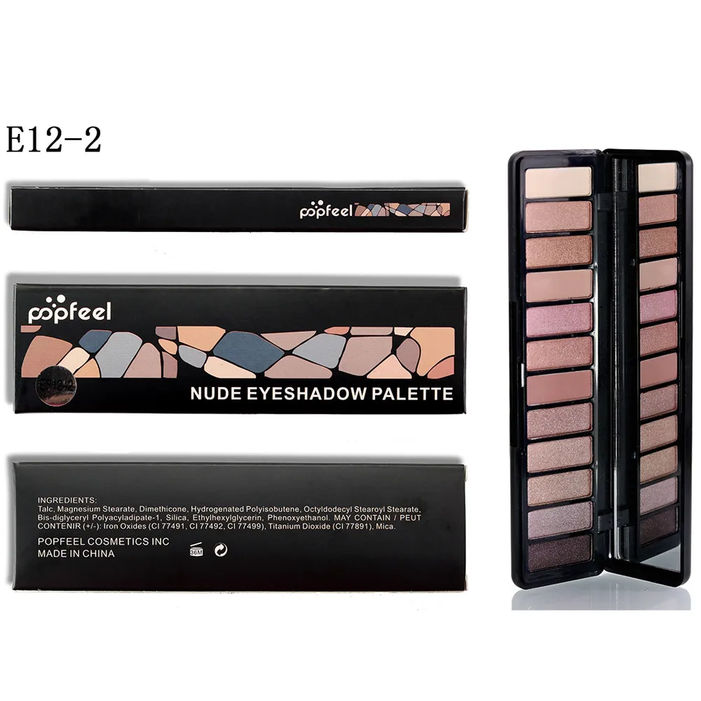 Naked palette Тени для век 12 цветов женские косметические матовые тени Крем палитра