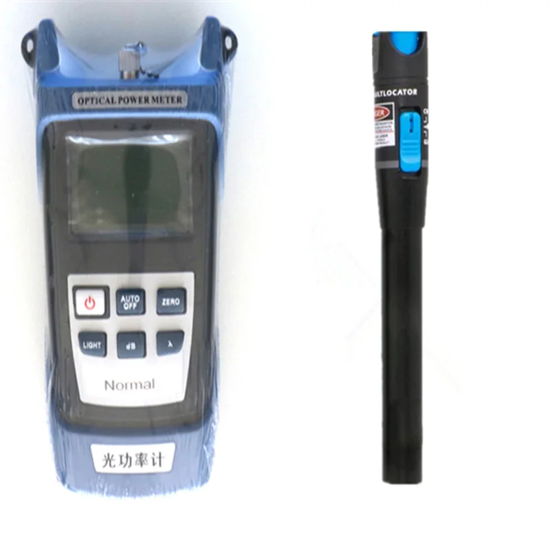 

2 in 1 FTTH Fiber Optic Tool Kit Fiber Optical Power Meter -70 + 10dBm And VFL 5km 1mW Visual Fault Locator Fiber Optic Test Pen