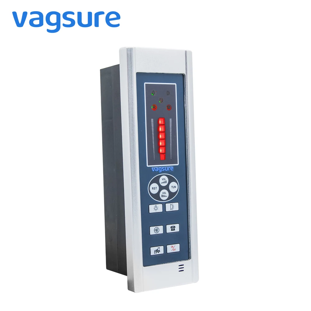 

Vagsure 1Pcs 20*6.5cm Shower Room Accessories FM Radiio Vent Fan Speaker Light Computer Control Panel Shower Cabin Controller