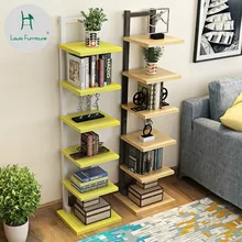 Луи Мода книжные шкафы простой дерево перегородки простой современный гостиная хранения спальня детская книжная полка посадка