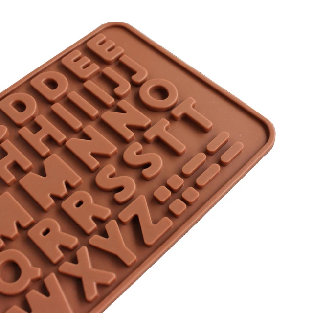 Alphabet Chocolate Silicone Mold
