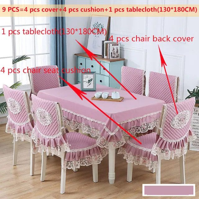 2 8 9 13 Pcs Tablecloth Chair Cushion Set Delicate Table Cloth For Wedding Dinning Cover Home Decor Rectangle Tablecloths Aliexpress - Dining Table Cover For 4 Seater 2 8 9 13 Pcs Tablecloth Chair Cushion Set Delicate Table Cloth For Wedding Dinning Cover Home Decor Rectangle Tablecloths Aliexpress - Dining Table Cover For 4 Seater