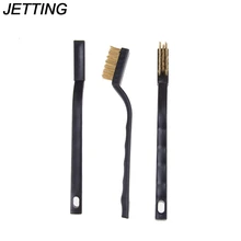 3 шт./компл. латунная проволочная щетка подходит для чистки Краски/Ржавчина/грязи ручной инструмент кисти