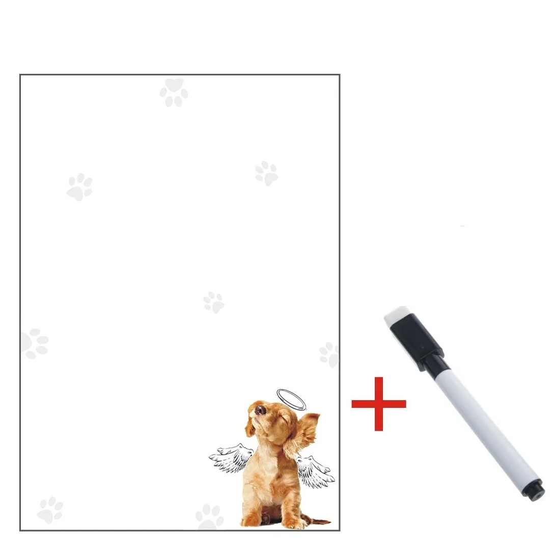 Сухая салфетка магнитная доска напоминание доска для сообщений блокнот магниты для холодильника стикер мультфильм собака кошка лист планировщик письмо Примечание - Цвет: Style16