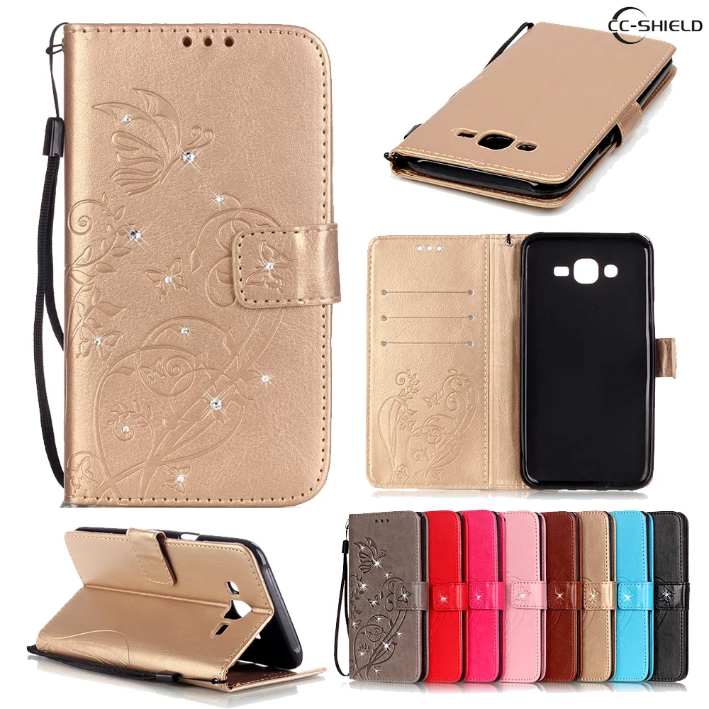 Чехол для Samsung Galaxy J7 J 7 2015 J700F J700H J700M J700H/DS J700P SM-J700h SM-J700M/DS кожаный Алмазный чехол