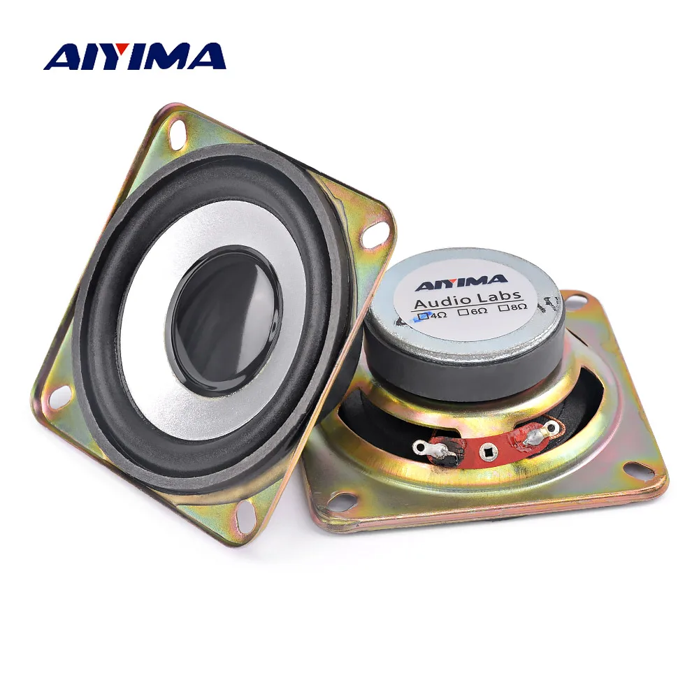 Aiyima 2PC 2.75Inch Audio Portable Speakers 4Ohm 5W Full Range Speaker