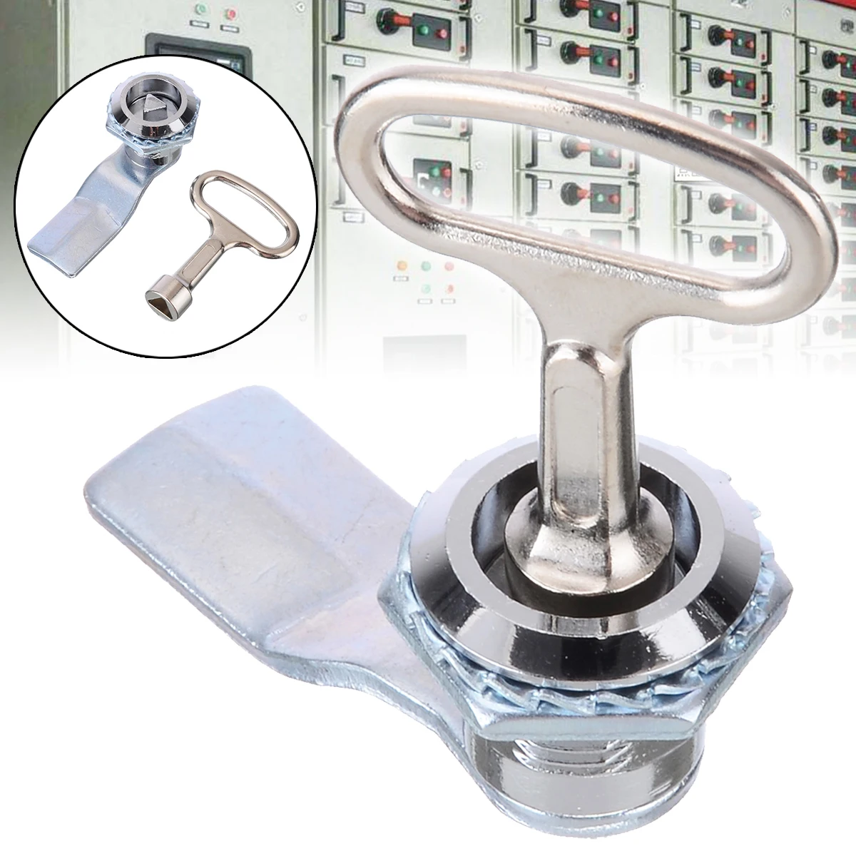 

New Gas Meter Lock Zinc Alloy Gas Meter Lock & Key Gas Electric Meter Box Latch Locks Cam Locks