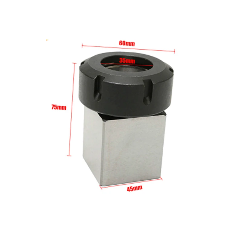

1pc ER40 ER32 ER25 Square Collet Chuck Holder Mayitr 3900-5125 Block For Lathe Engraving Machine