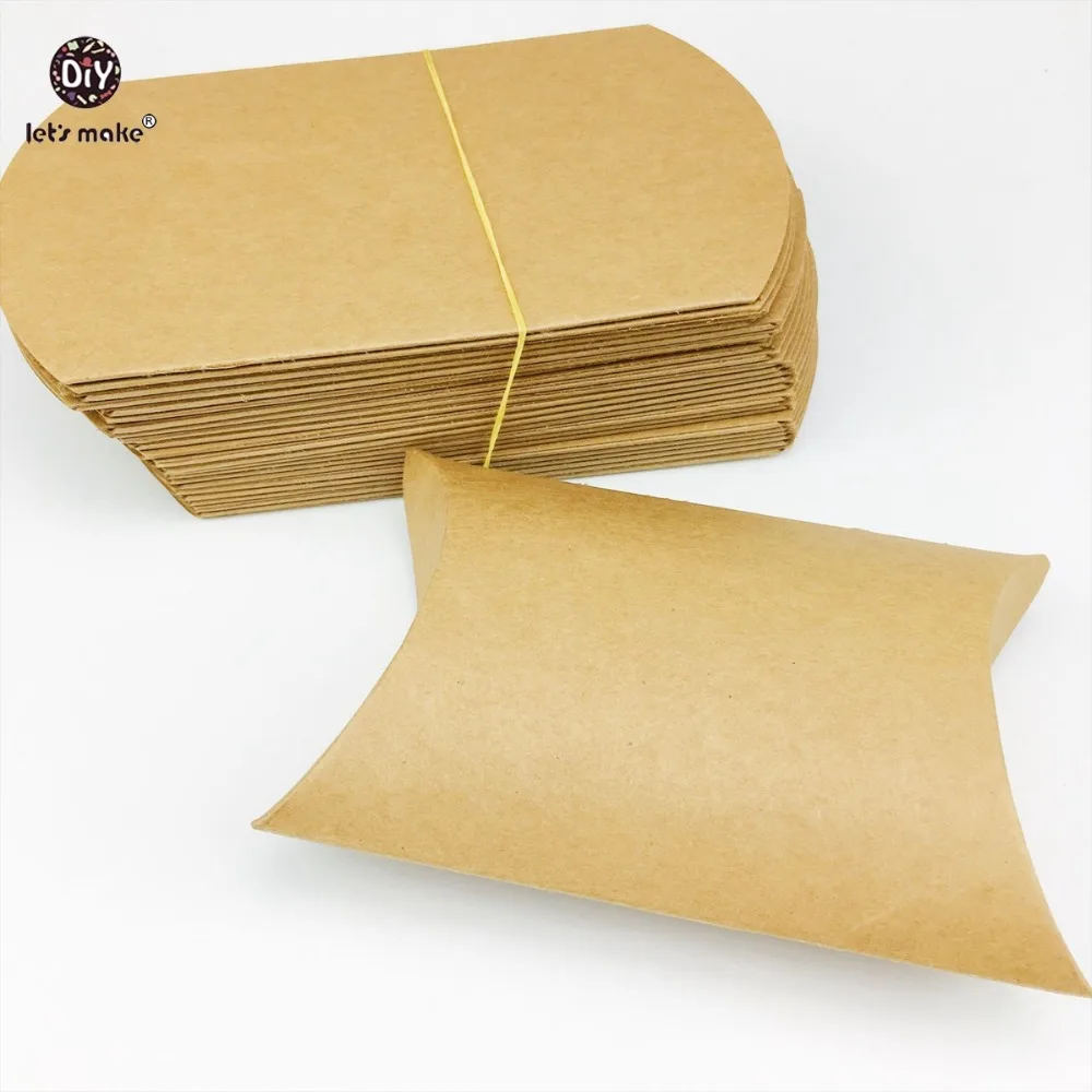 

Let's Make 25pc Baby Gift Packing Box Kraft Paper Wedding Wrapping Jewelry Supply Nursuing Pendants Accessories Box Baby Teether