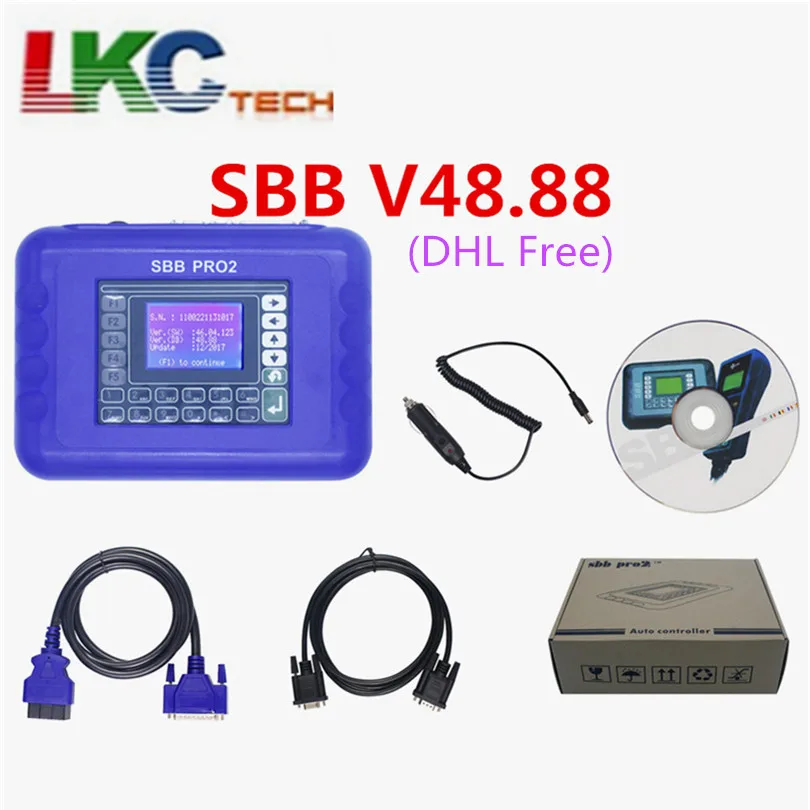 

DHL FREE ! V48.88 SBB Pro2 Key Programmer Support Cars to 2017 Replace SBB V46.02 v33.02 Support for Toyota G Chip