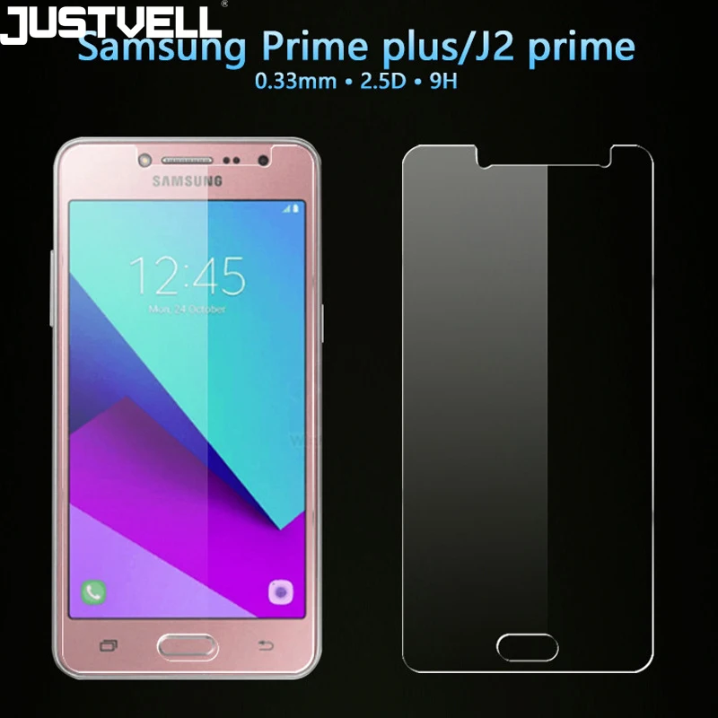 JUSTVELL Tempered Glass For Samsung Galaxy J2 Prime G532 9H 2.5D Screen Protector Film | Мобильные телефоны и аксессуары