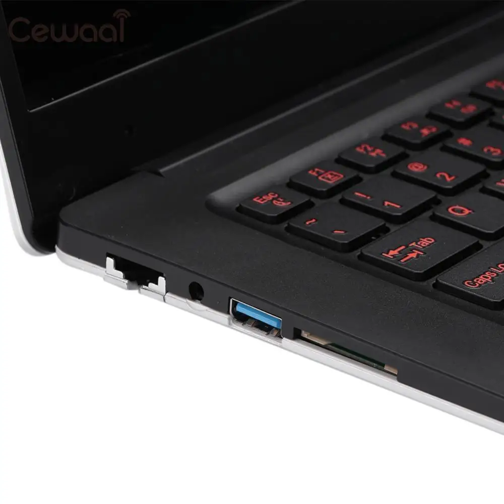 2018 Brand New Laptop Window 10 64-bit 2.5GHz Quad-core Processor 6G + 60G SSD Discrete Graphics Card Bluetooth 4.0 IPS Notebook