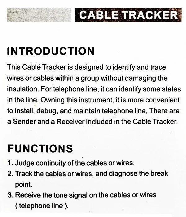 Kebidumei RJ11 сетевого кабеля; телефонной Тел телефон провода Finder трекер Профессиональный Кабельный тестер сетевой детектор ящик для инструментов