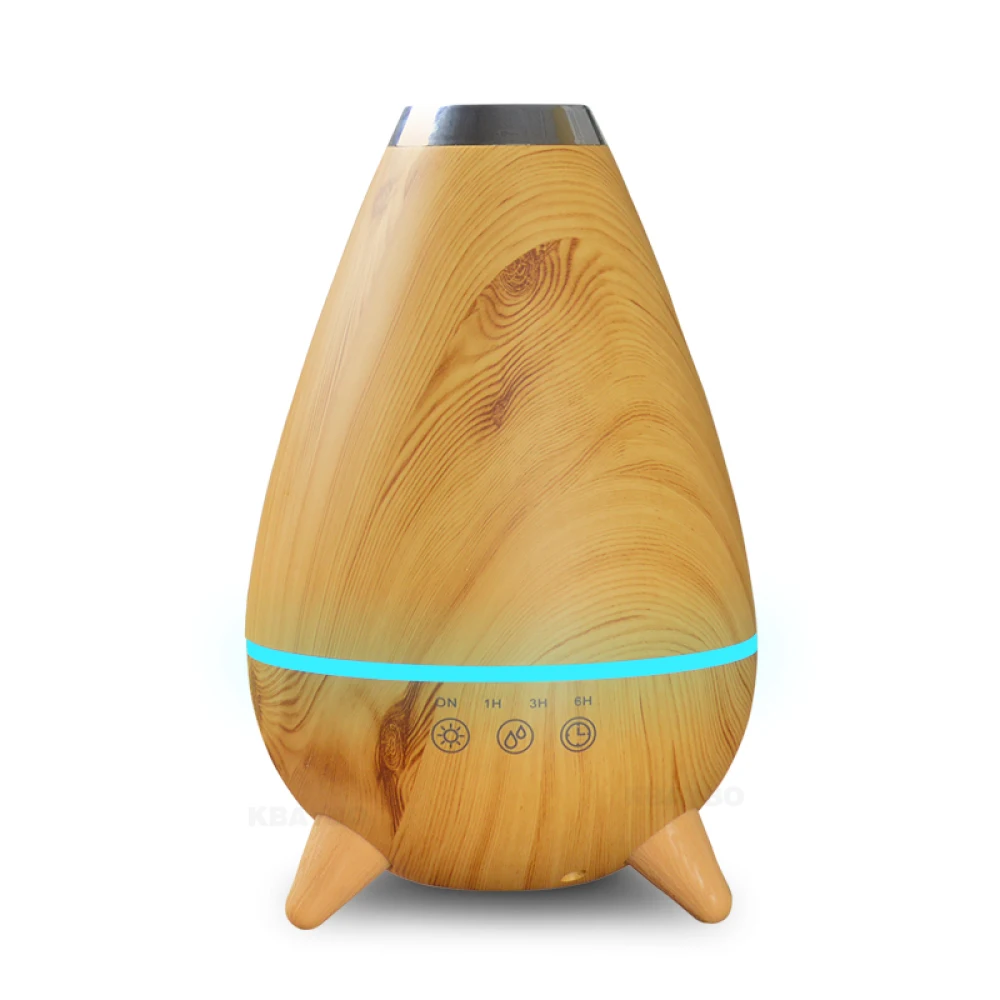 

400ml Air Humidifier Essential Oil Diffuser Aroma Lamp Aromatherapy Electric Aroma Diffuser Mist Maker for Home-Wood products