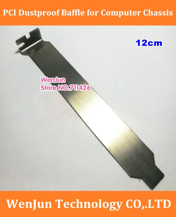

Stainless steel 12cm Full height PCI dustfree cover PCI dustproof baffle / bracket with screw rfor Desktop computer chassis