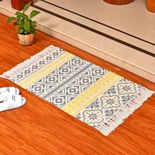 Индия Стиль хлопок кисточкой Мягкий дверной коврик ковры для гостиной детская спальня ковры ковер напольный дверной коврик