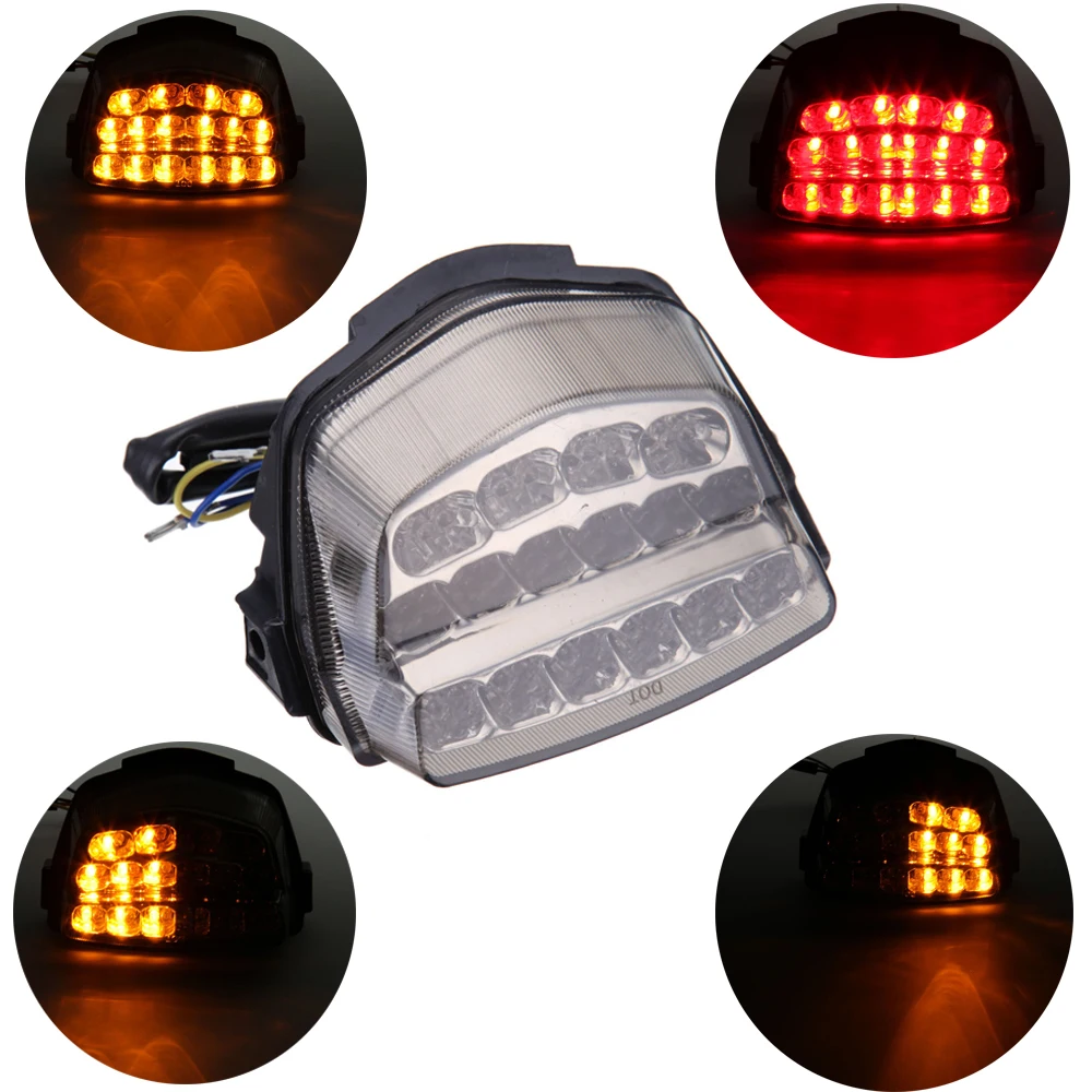 

For 2008 2009 2010 2011 2012 2013 2014 2015 2016 HONDA CBR 1000 RR CBR1000RR Tail Brake Turn Signals Led Light Lamp Taillight