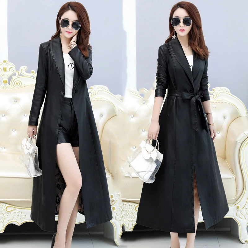 

Jaqueta De Couro Limited Leather Jacket Women Leather Coat Women New Jacket Long Slim Motorcycle Clothing Female Outerwear