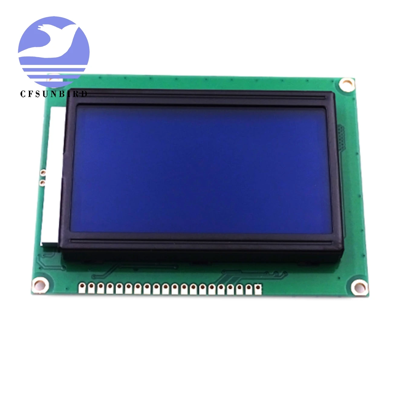

CFsunbird 10pcs LCD 12864 128x64 Dots Graphic Blue Color Backlight Shield 5.0V LCD12864