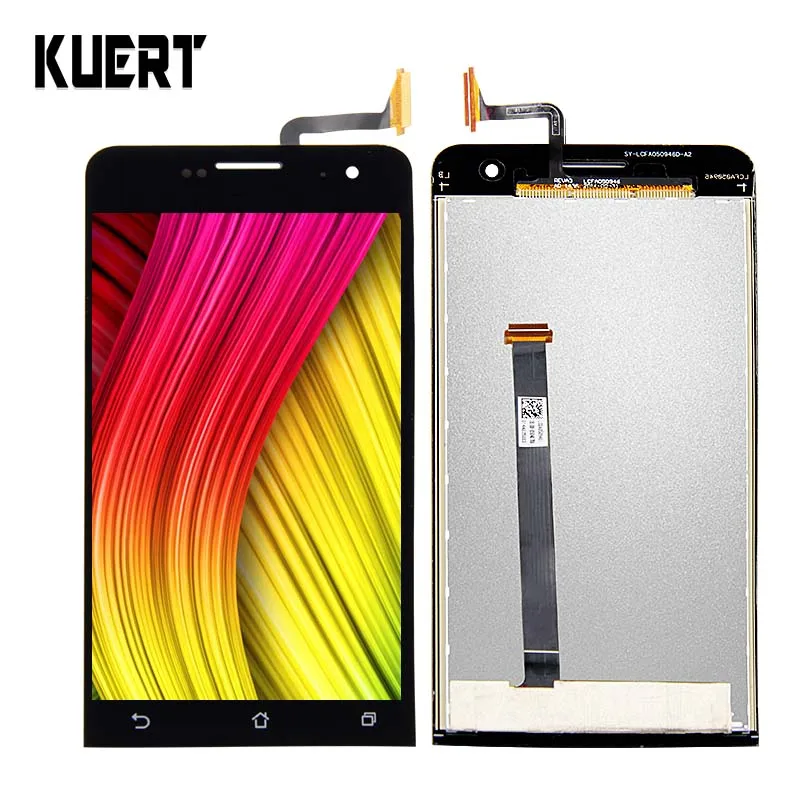 

LCD Display Digitizer Touch Screen Sensor Assembly + Frame For Asus Zenfone 5 A500CG A501CG T00J T00F T00P Zenfone 5 LCD