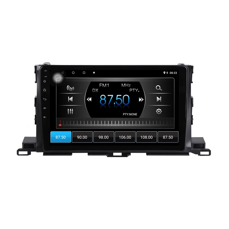 Top 10" 4G RAM 2.5D IPS 8 Core Android 9.1 Car DVD Multimedia Player GPS For Toyota Highlander 2015 2016 2017 audio radio navigation 2